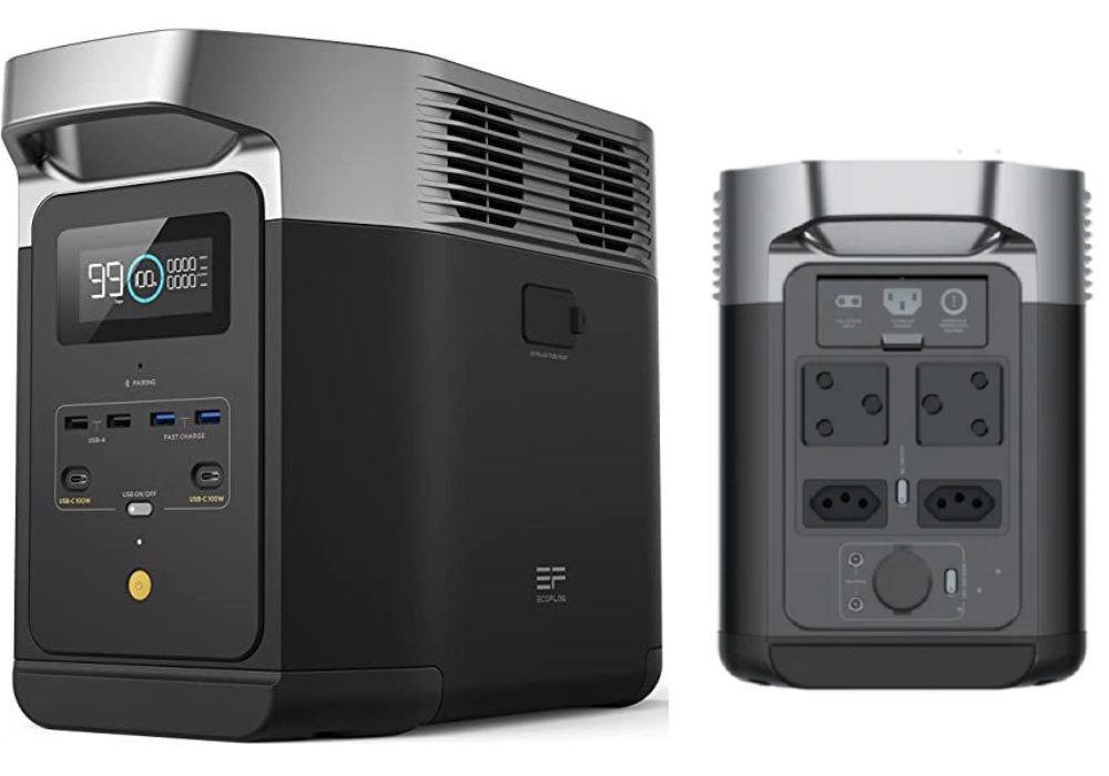 Ecoflow Delta 2 Lithium Portable 1800W Power Station SA Plug point