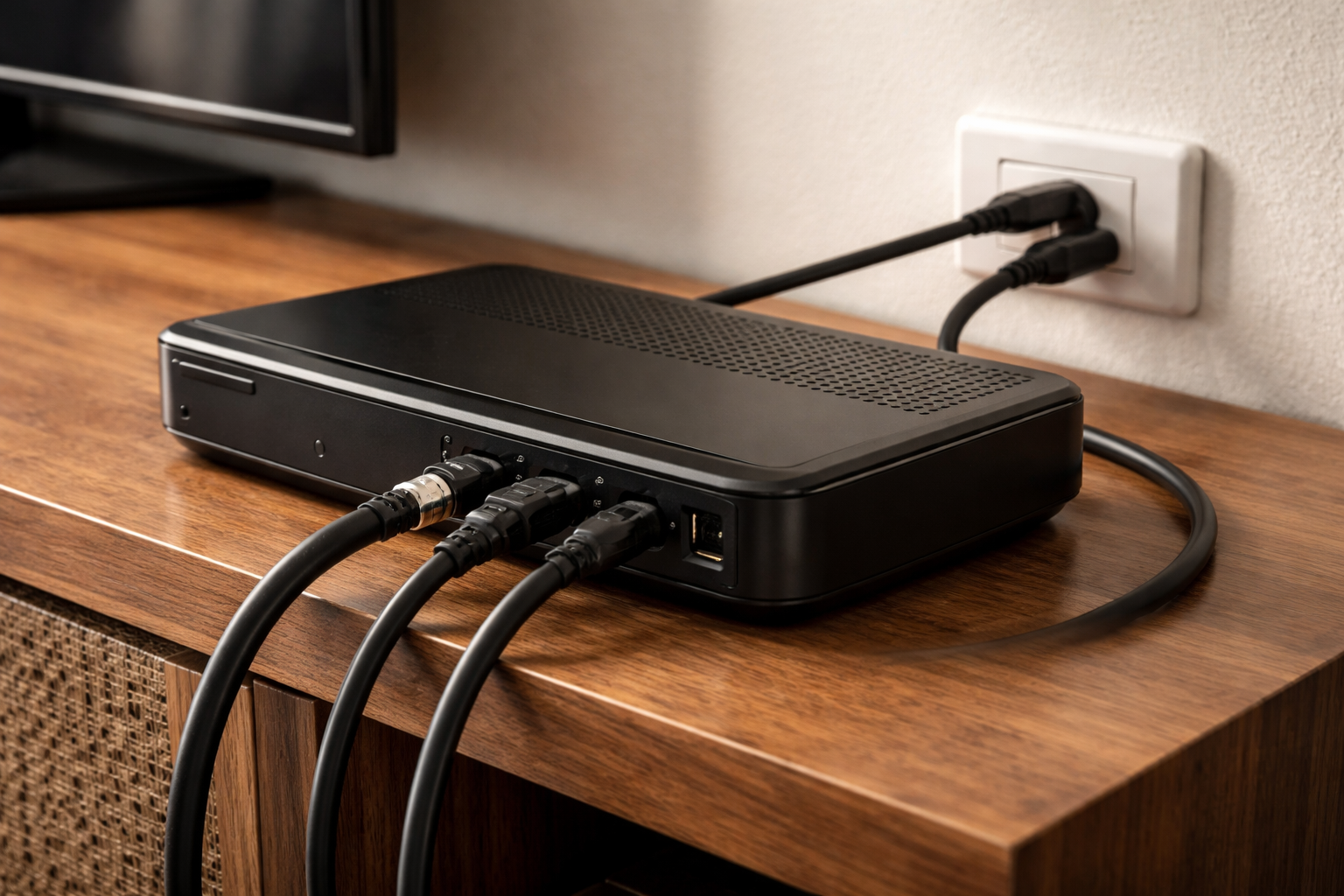 DStv decoder and cabling for a second TV point in a South African home